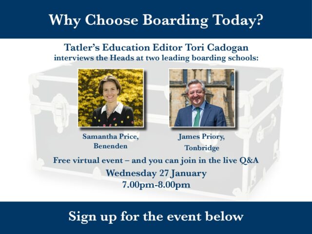 All about boarding: Heads take part in Tatler event - Tonbridge School