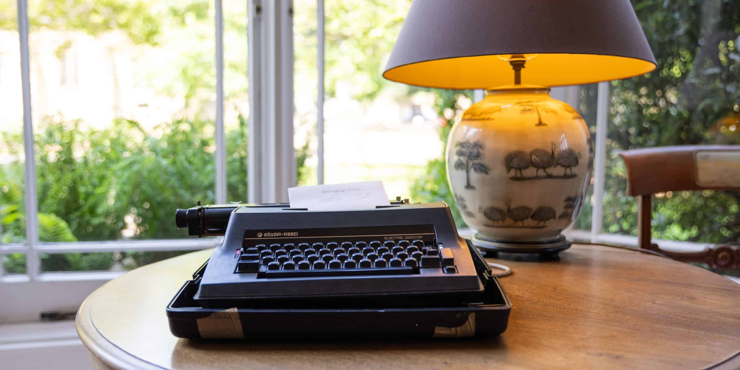 Fred Forsyth Typewriter